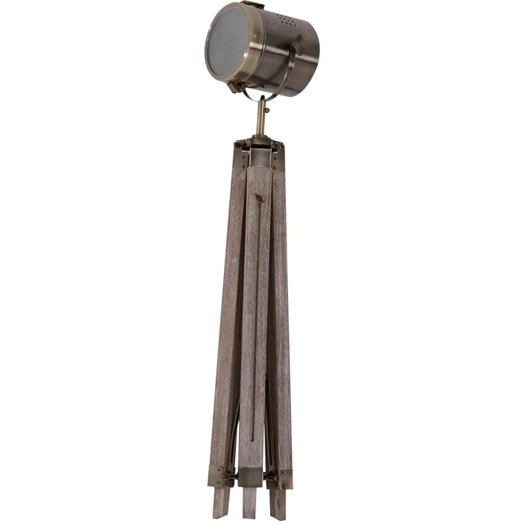 Floor lamp tripod 100-140cm E14 bronze