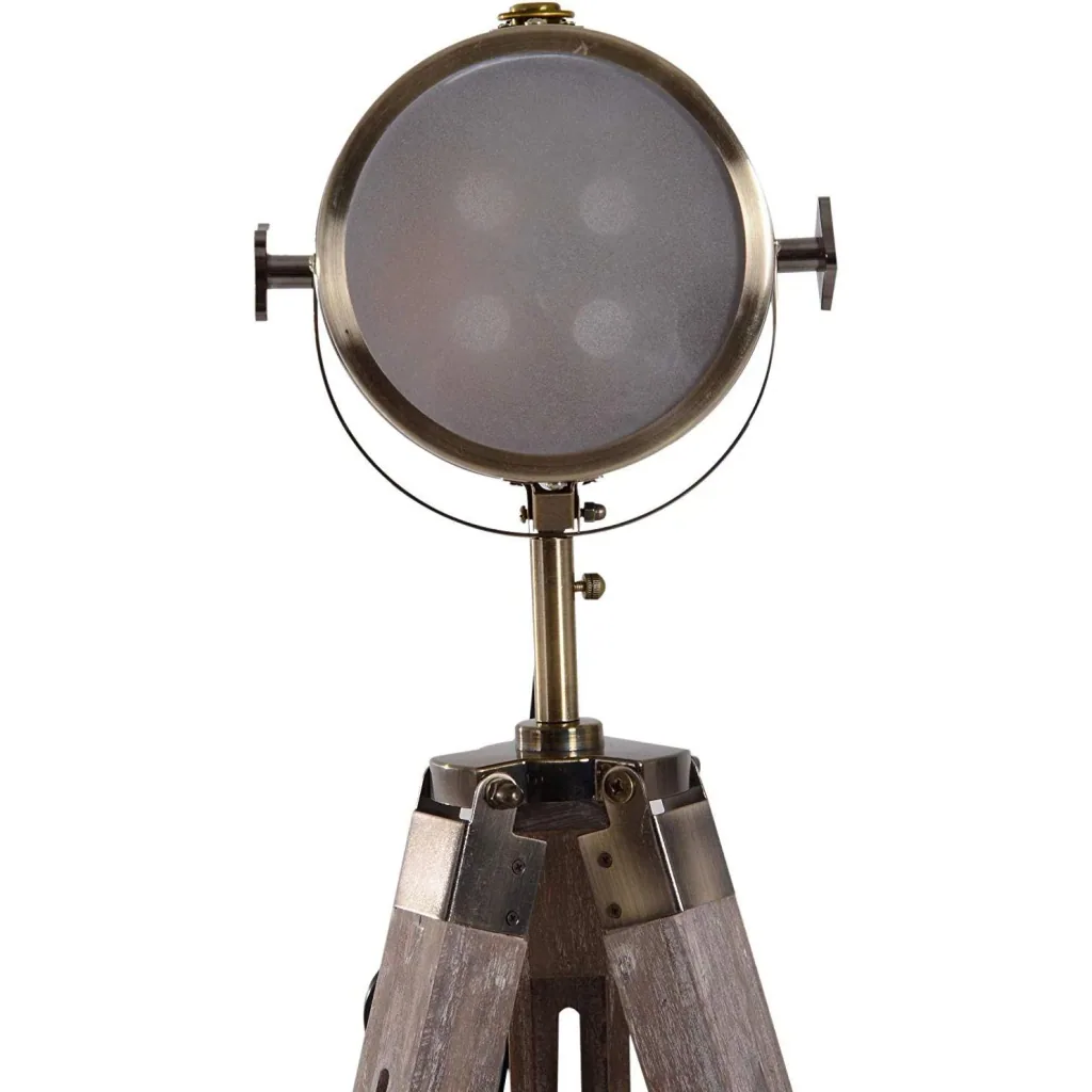 Floor lamp tripod 100-140cm E14 bronze