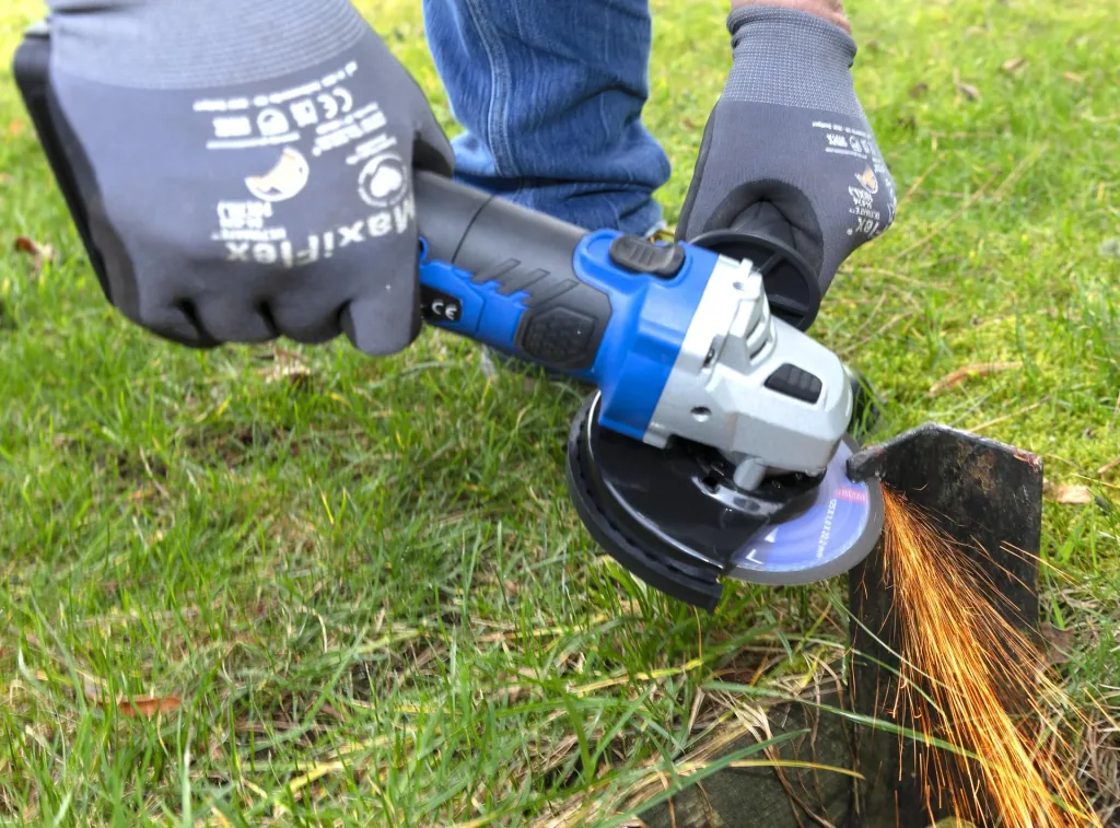Cordless angle grinder 18 Volt W18WS125 including battery and charger