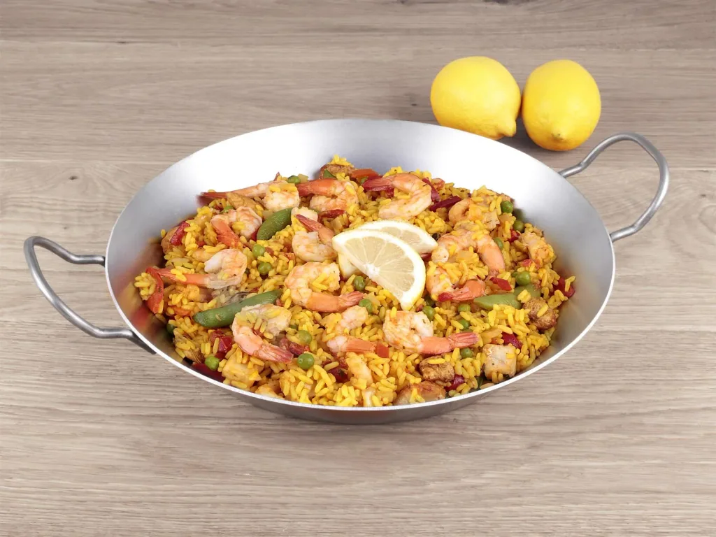 Iron pan set, 2-piece, 24cm and 28cm