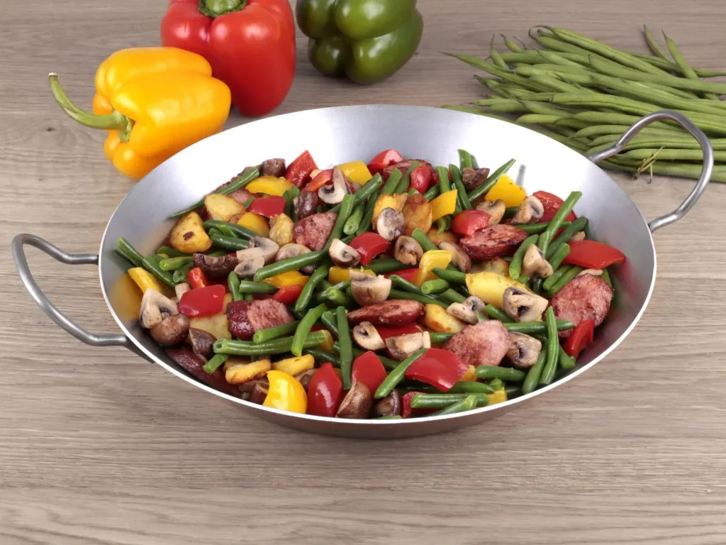 Iron pan set, 2-piece, 24cm and 28cm