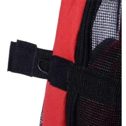 2-in-1 dog trolley transport bag carrying bag animals backpack trolley red