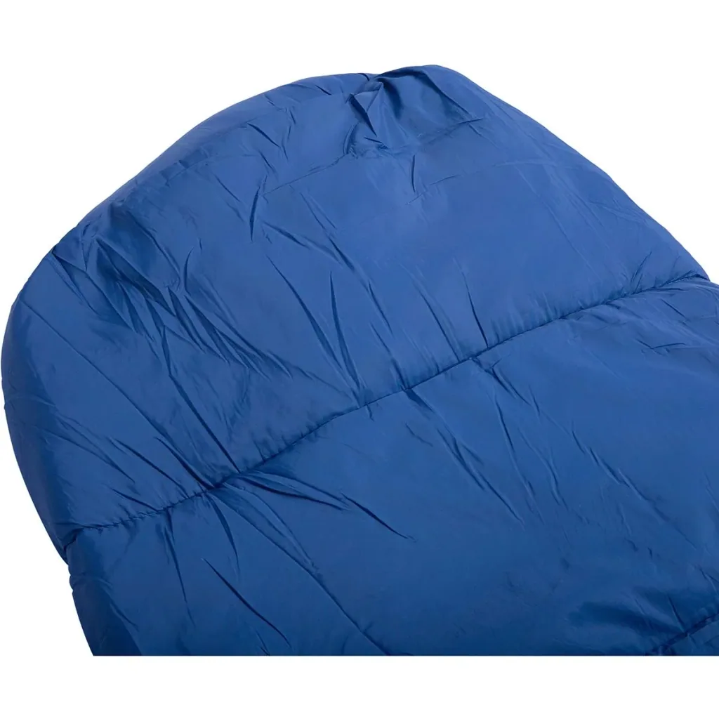 Sleeping bag with carrying bag blue/grey