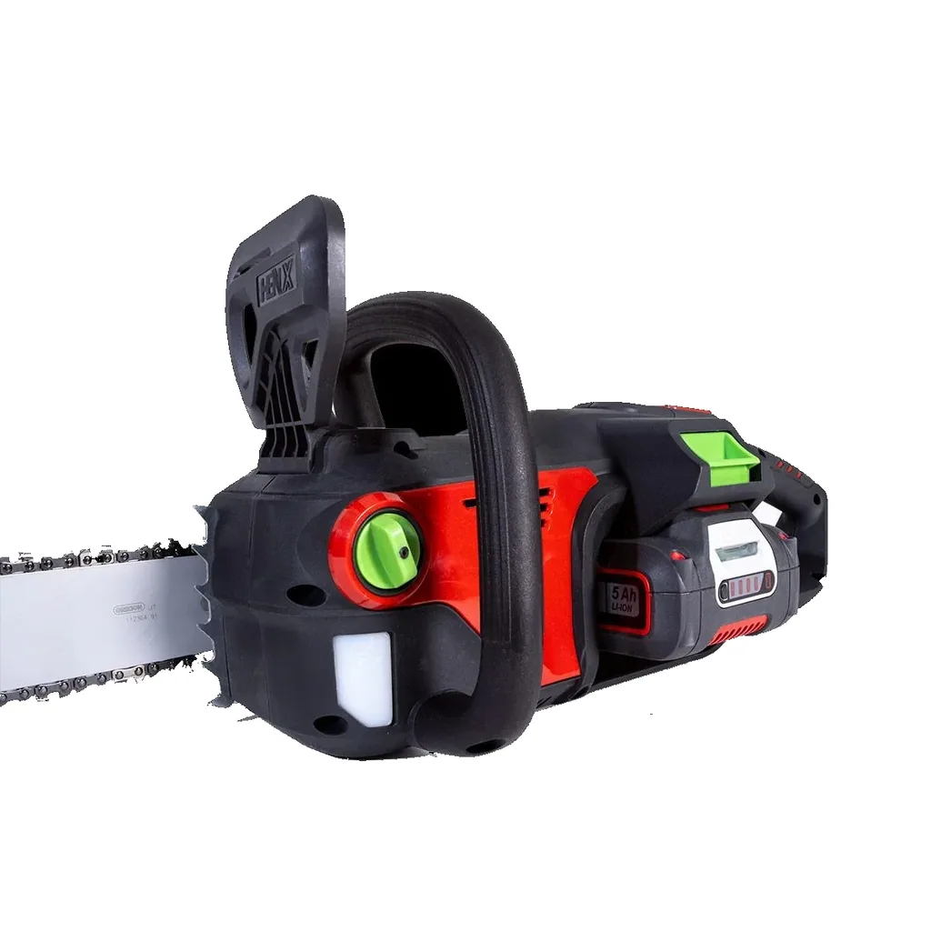 Cordless chainsaw set 40 V (5.0 Ah Li-Ion battery + standard charger)