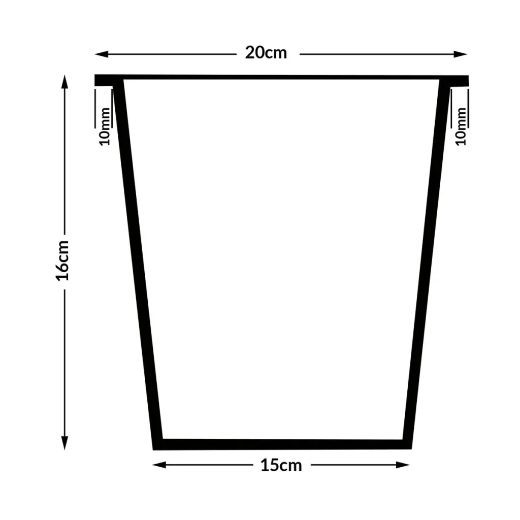 Planter Polyrotan brown 95 x 27 x 60cm suitable for 4 plants