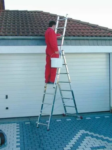Aluminum multi-purpose ladder/step ladder 3x6 rungs