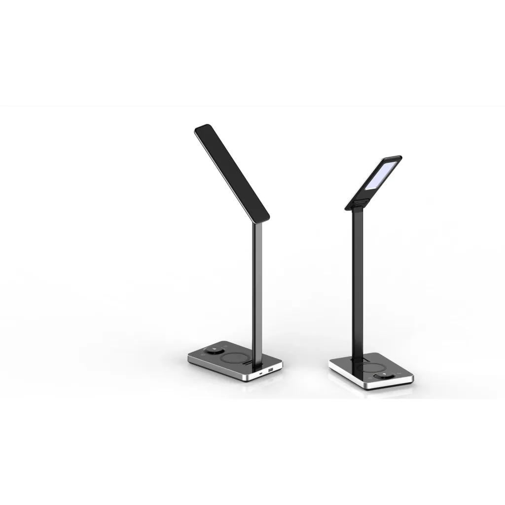 VT-7505 Table Lamp / Desk Lamp with Wireless QI Charger - Black
