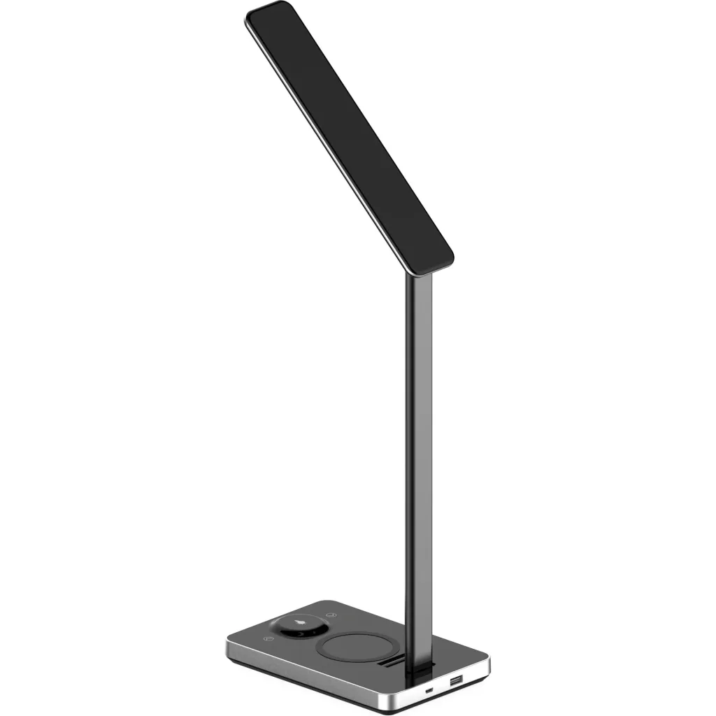 VT-7505 Table Lamp / Desk Lamp with Wireless QI Charger - Black