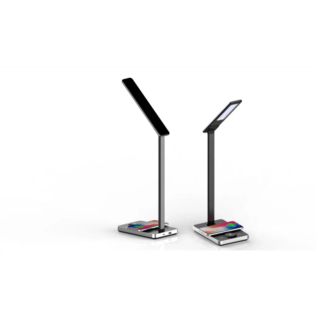 VT-7505 Table Lamp / Desk Lamp with Wireless QI Charger - Black
