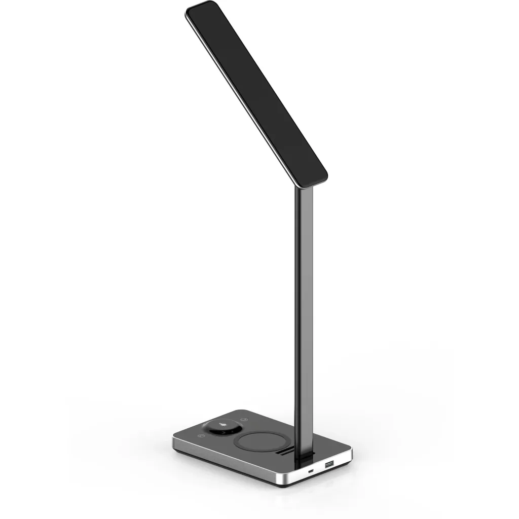 VT-7505 Table Lamp / Desk Lamp with Wireless QI Charger - Black
