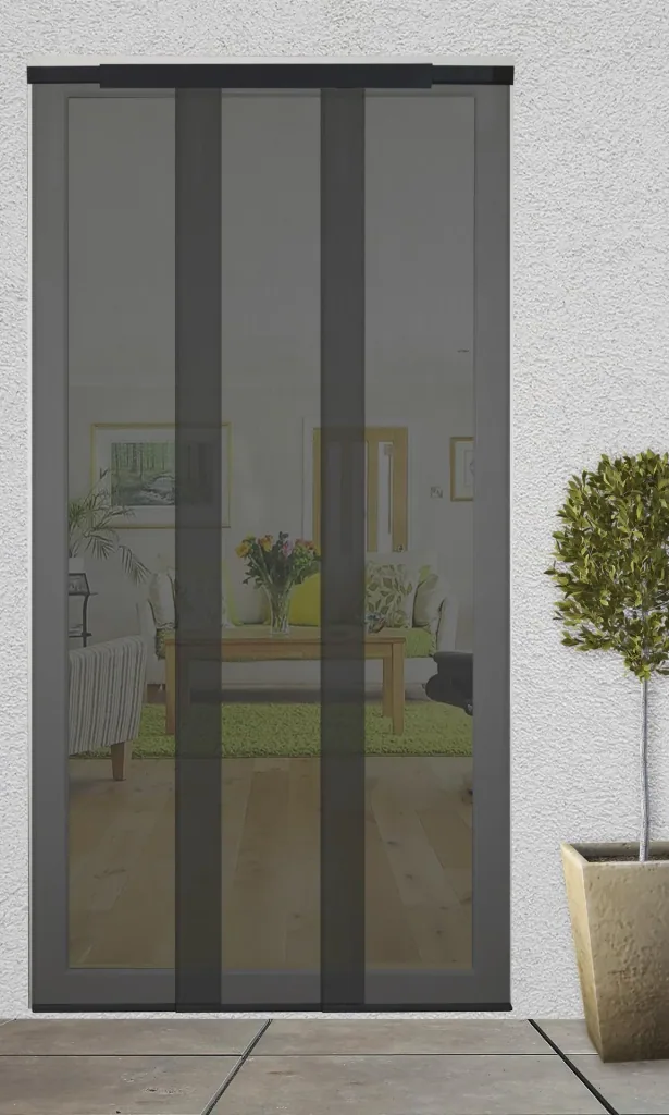 Telescopic insect screen slatted curtain, 95 x 220 cm