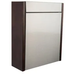 Mailbox - Quebec - Stainless steel and walnut