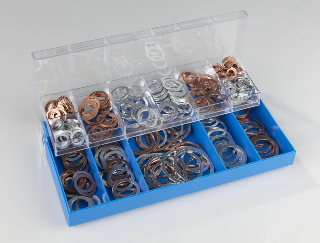 Sealing rings Cu/Aluminium, 325 pieces