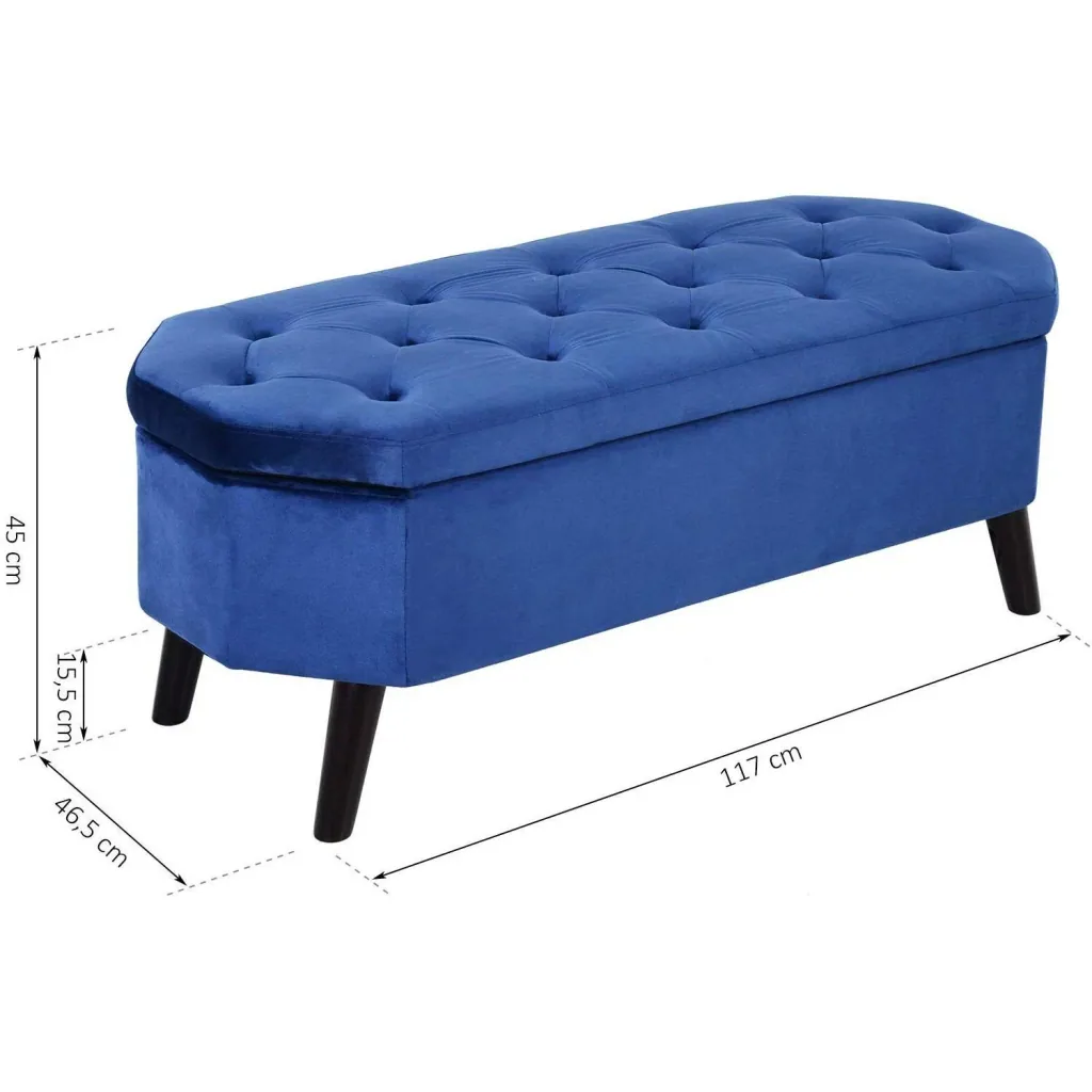 Bench with storage space
