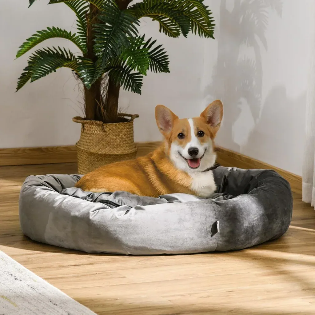 Dog bed 81.5 cm x 58 cm x 18 cm