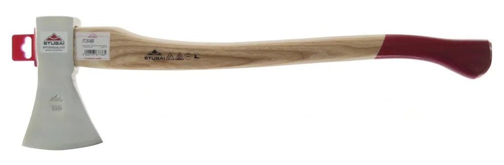 Forest axe, Rhenish form, stainless steel look, 65 cm