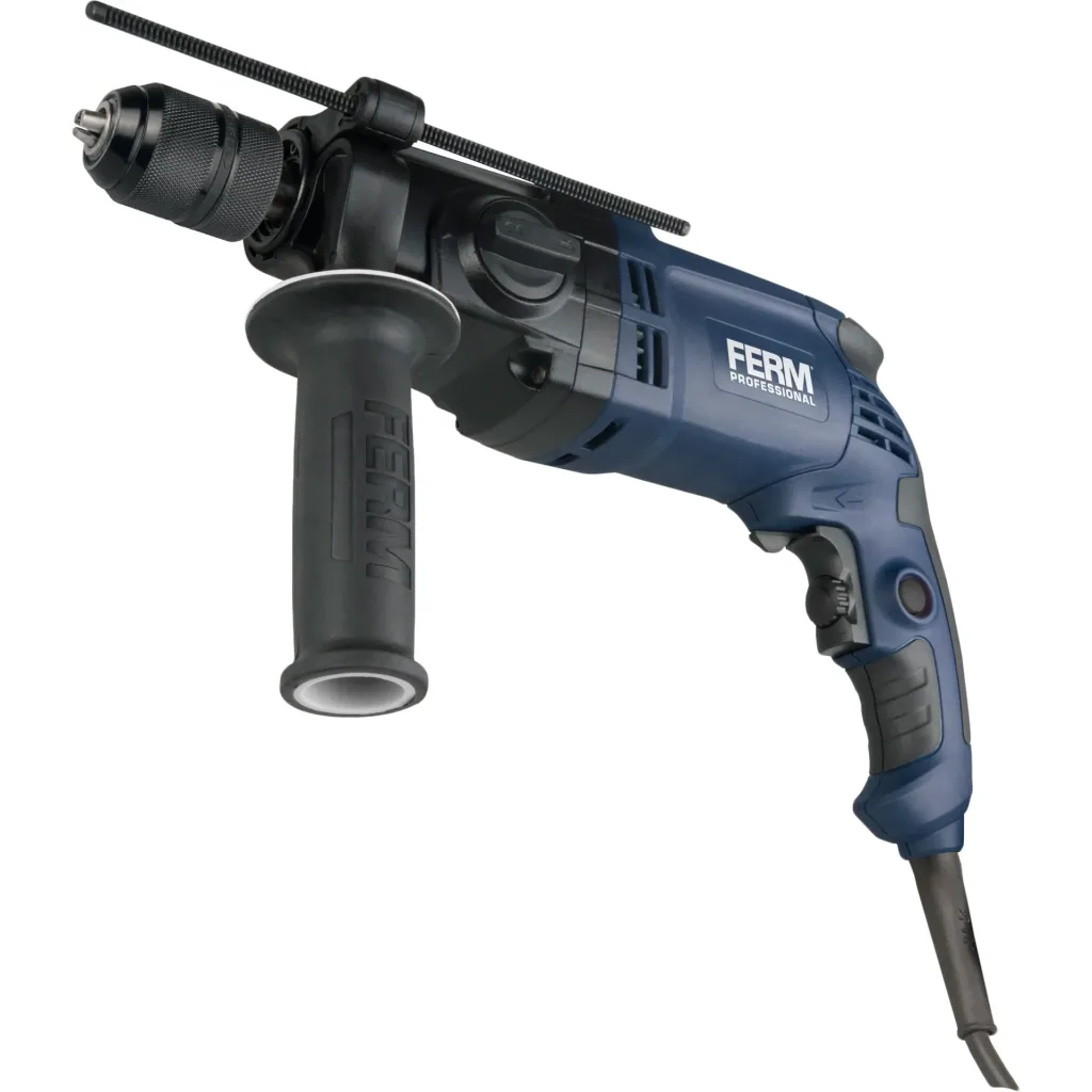 PDM1045P Professional Impact Drill 1050W - 2 Speed ​​- Soft Grip - Depth Limiter - Side Handle - With Robust Storage