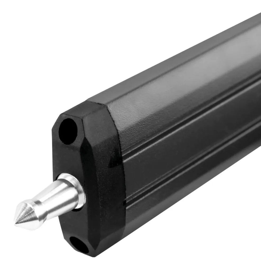 Double LED spotlight with integrated tripod for battery and mains operation