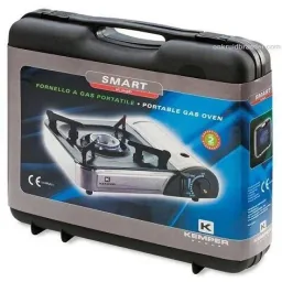 Portable 1-burner Gas Xtra Smart Cooker - including four gas bottles