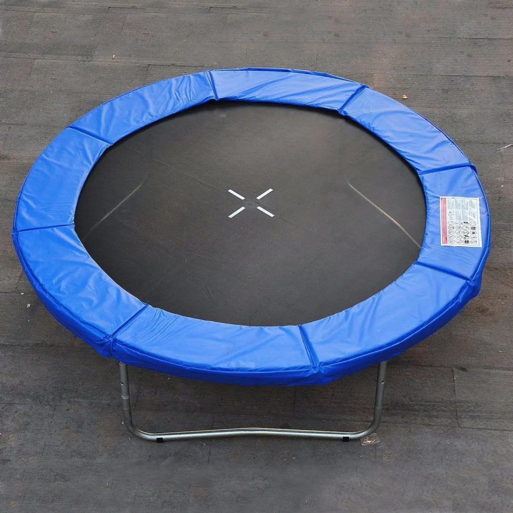 Trampoline edge cover 366cm weatherproof PVC PE blue
