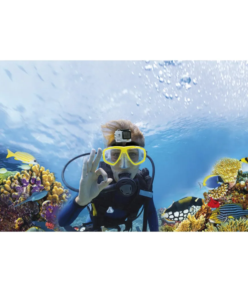 Head strap mount for action cameras