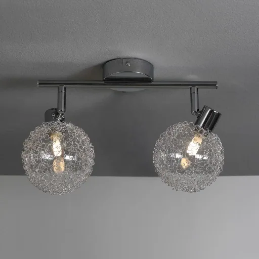 Calla ceiling light with 2 bulbs