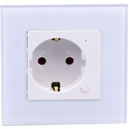 Smarthome VT-5134 WiFi Wall Socket - White - 10A - 2200W - Works with Amazon Alexa and Google Home Assistant