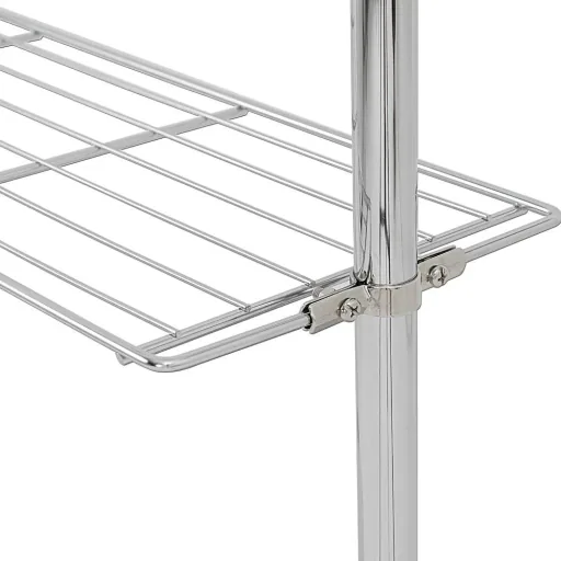 Telescopic shelf with 4 height-adjustable shelves 173-270cm