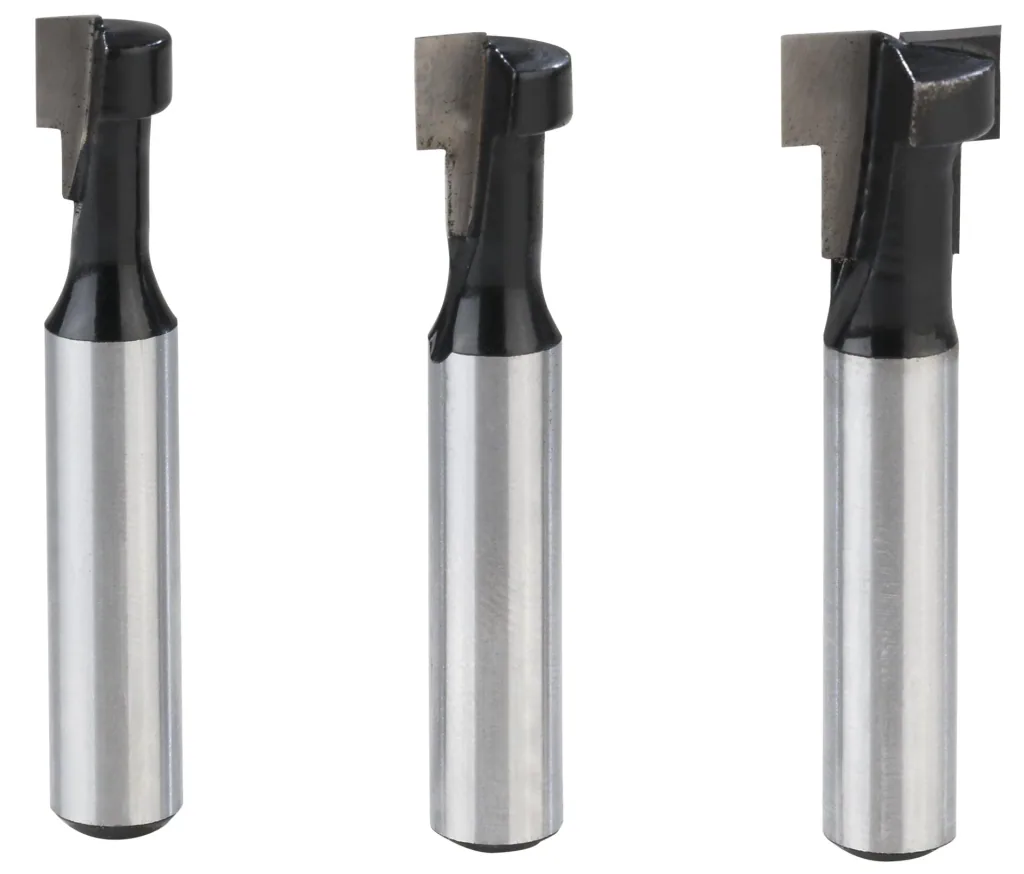 T-slot cutter set 3-piece