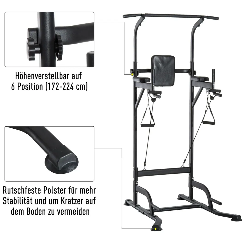 Power station with pull-up bar