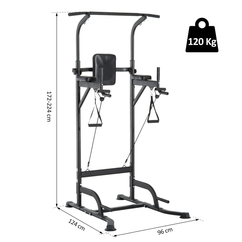 Power station with pull-up bar