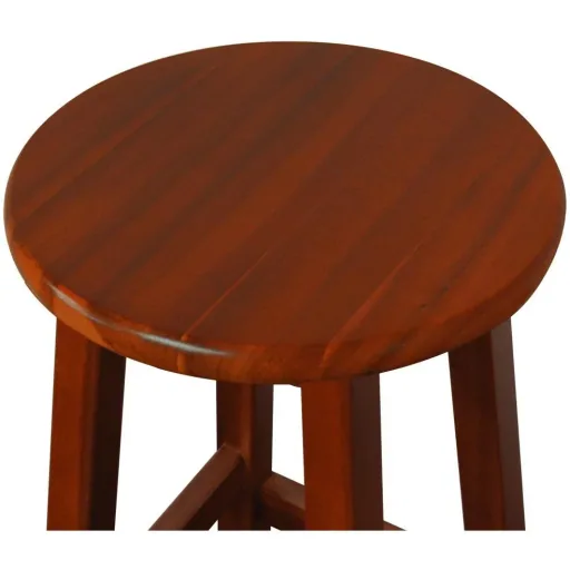 Bar stools solid acacia wood 2 pieces