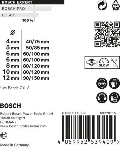 CYL-9 drill set, 7-piece EXPERT