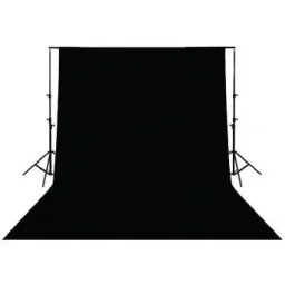 Studio Background KN-BD33B 295 x 295 cm Black