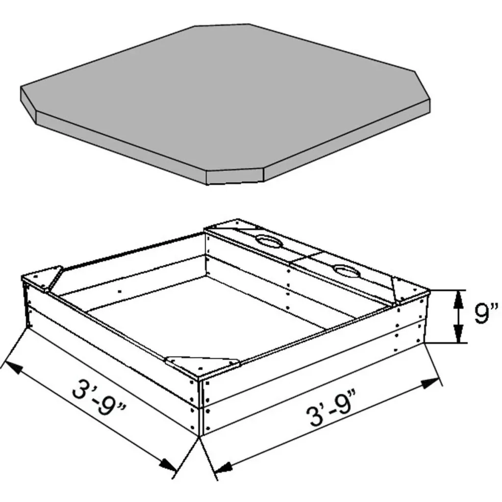 Amy Sandbox with save space