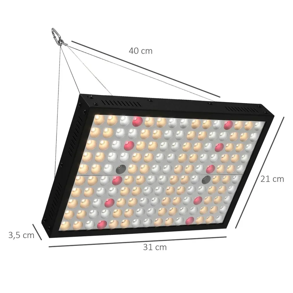 Plant lamp LED dimmable grow lamp full spectrum 100W growth lamp with 150pcs LEDs for flower vegetables indoor plants 31