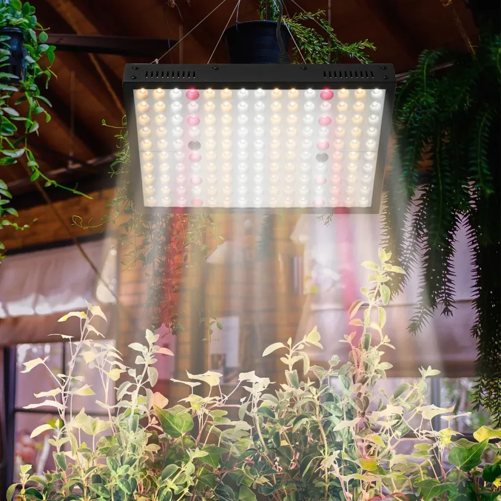 Plant lamp LED dimmable grow lamp full spectrum 100W growth lamp with 150pcs LEDs for flower vegetables indoor plants 31