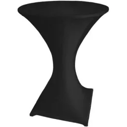 Protective cover for bar table - Black - Ø80 x 100 cm