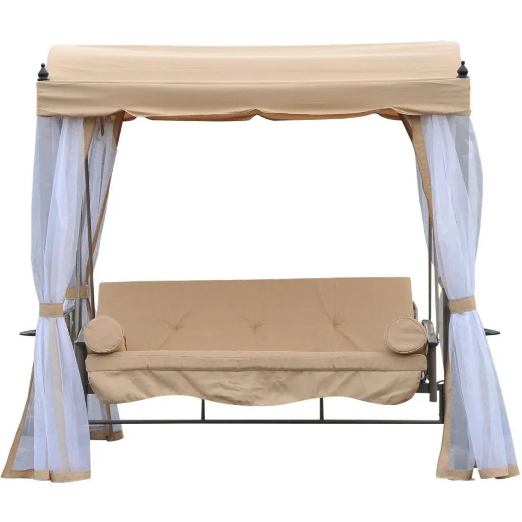 Hollywood swing with reclining function
