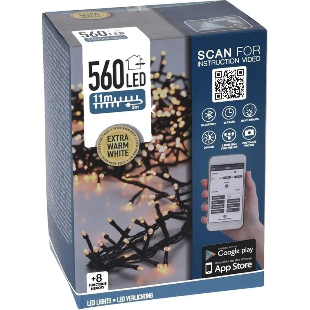 LED lights with app control - 560 LEDs 11 meters