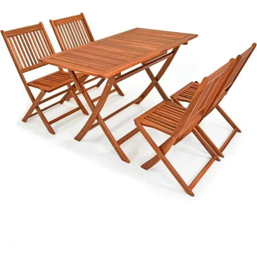'Sydney' 5-piece garden set - acacia wood - FSC-certified