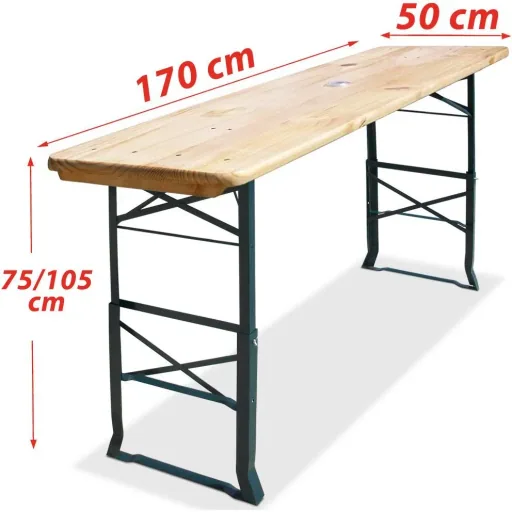 Beer table 5.6x1.6x2.5 height adjustable