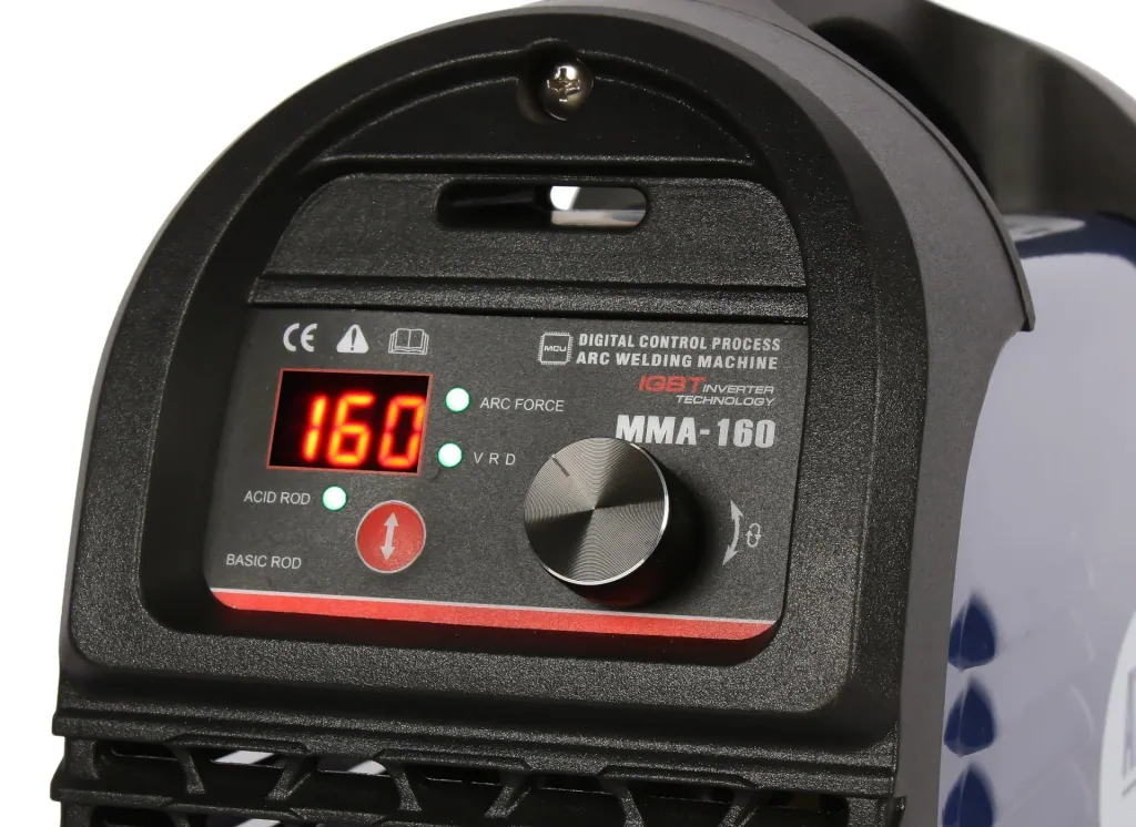 Electrode welding machine including 4-piece accessory set