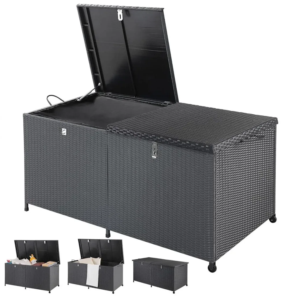 Storage box for cushions - polyrattan