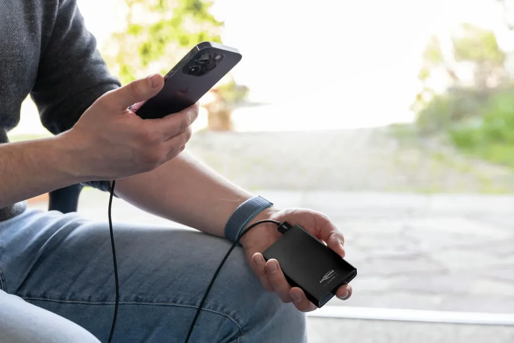 Powerbank 10000 PS222PD, Quick Charg 3.0 and Huawei Supercharge - black