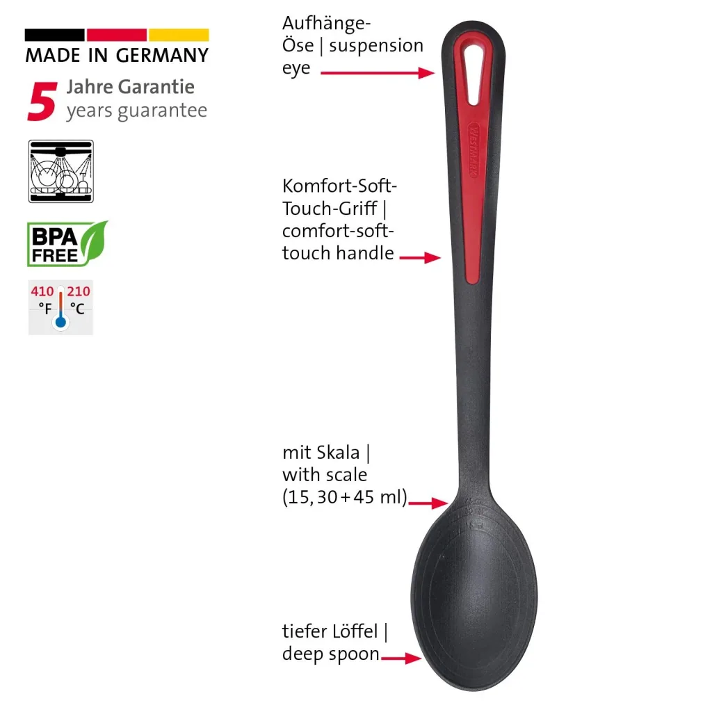 Frying and vegetable spoon "Gallant", with oval ladle