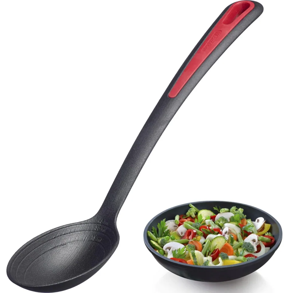 Frying and vegetable spoon "Gallant", with oval ladle