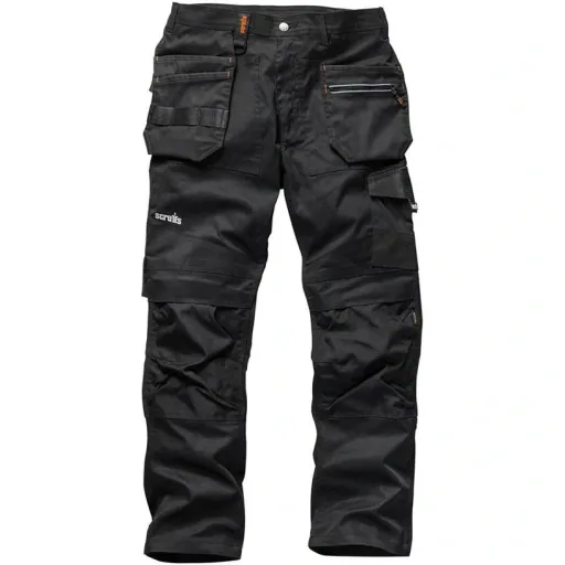 Trade Flex work trousers, black 32L