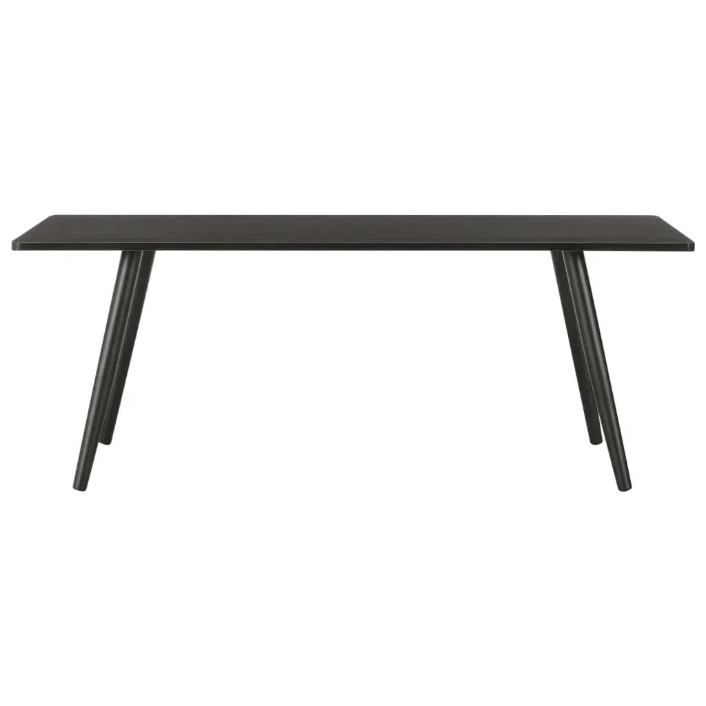 Coffee table 120x60x46 cm black
