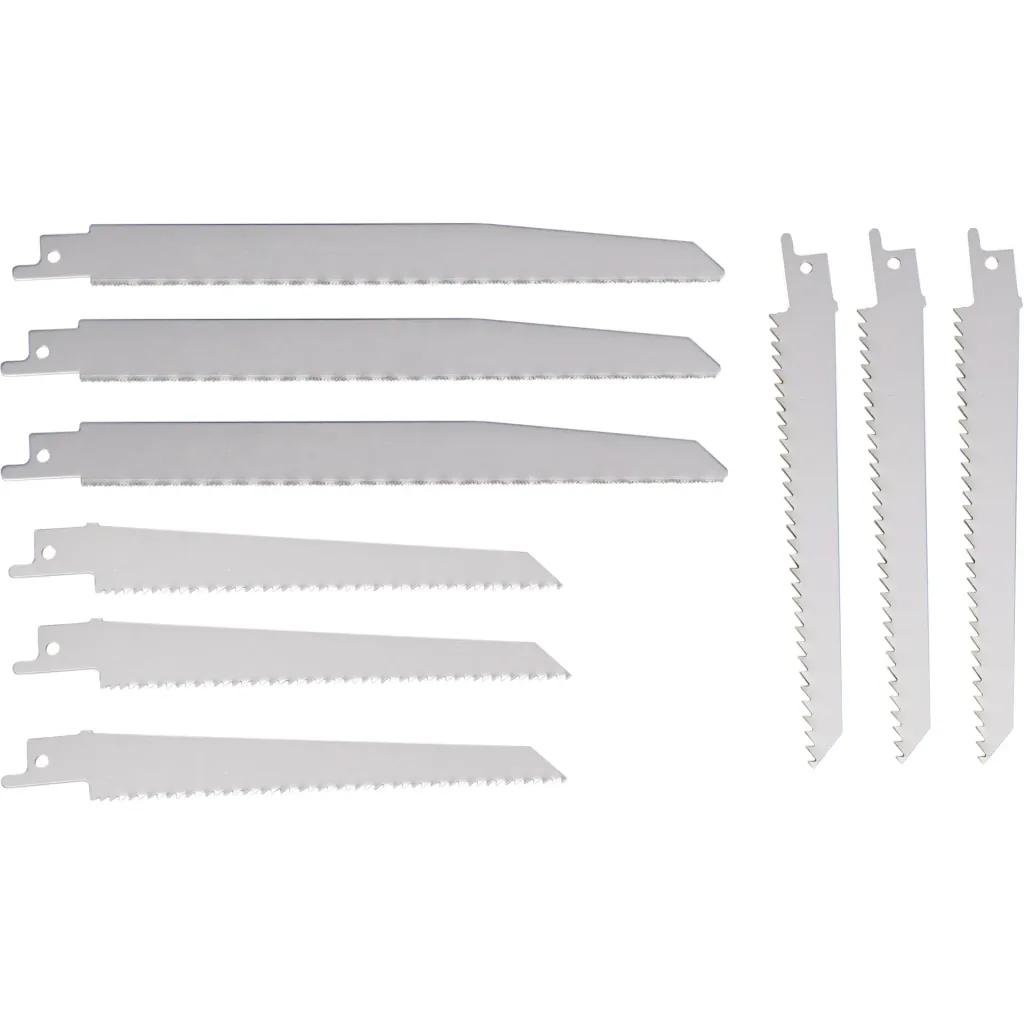 RSA1001 reciprocating saw blades, 9 pcs.